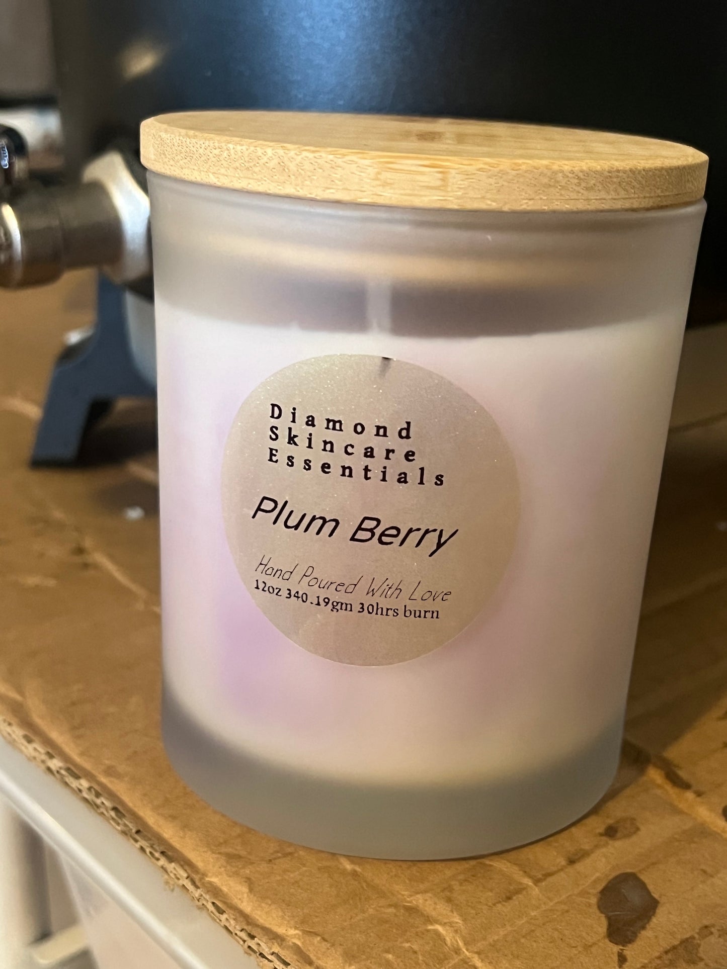 Plum Berry 12oz Soy Scented Candle