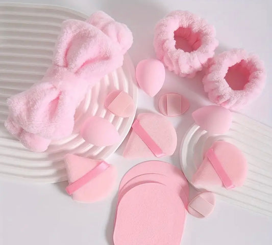 12 piece Pink Headband make up kit