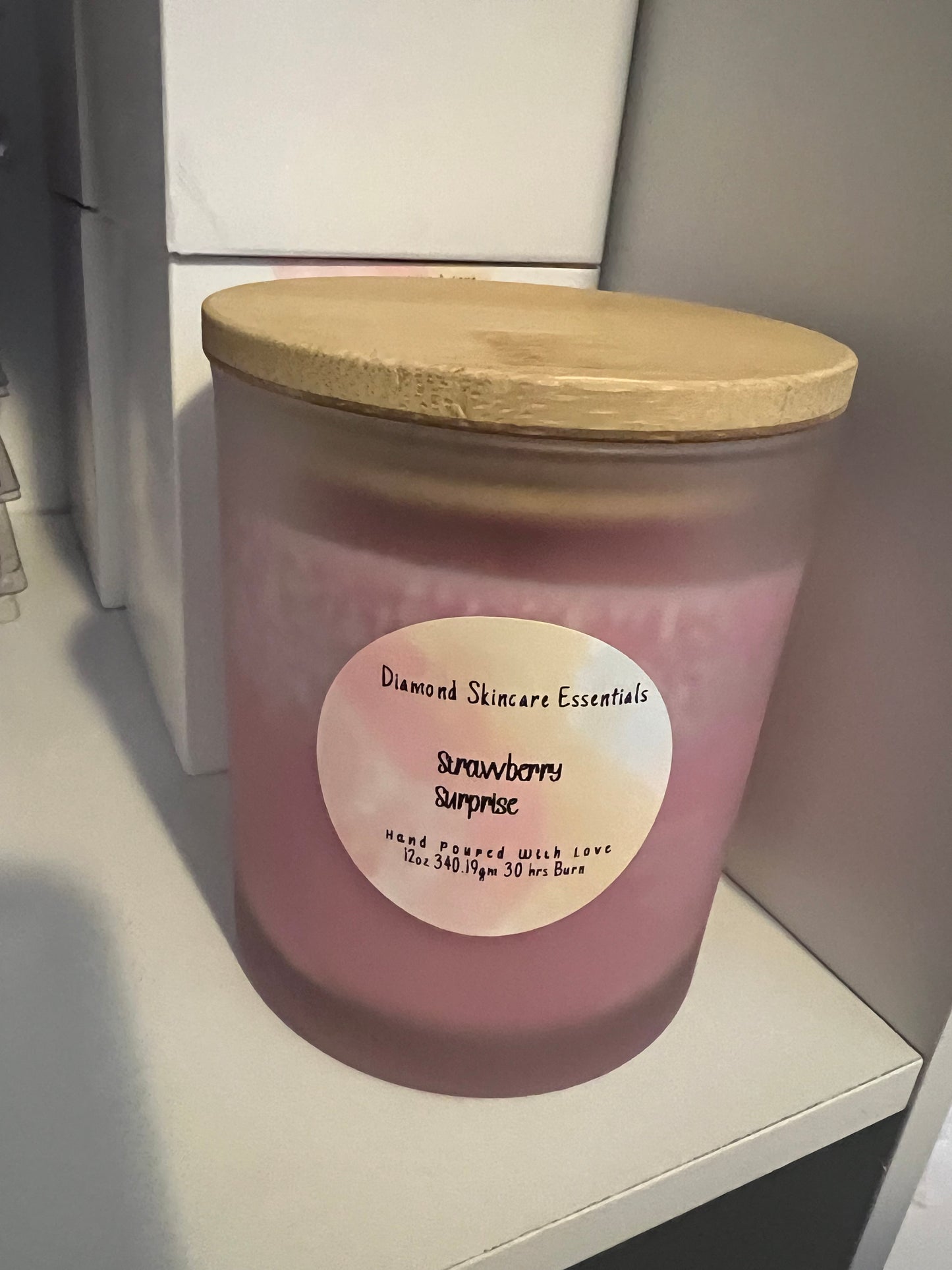 Strawberry Surprise 12oz Soy Candle
