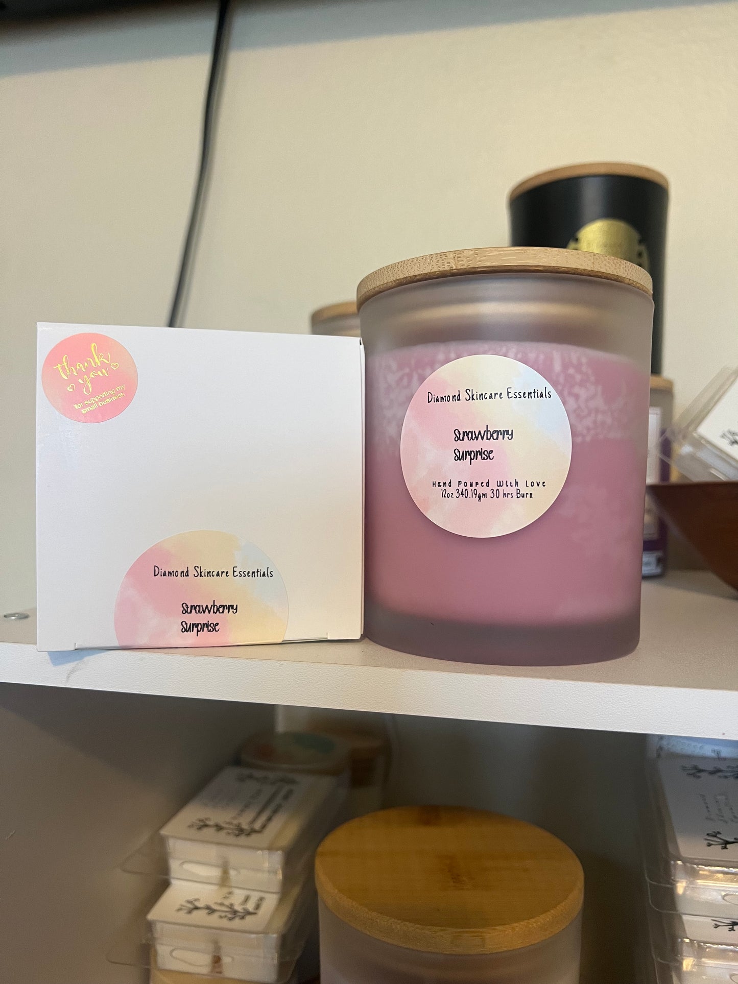 Strawberry Surprise 12oz Soy Candle